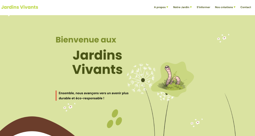 projet stage Jardins Vivants